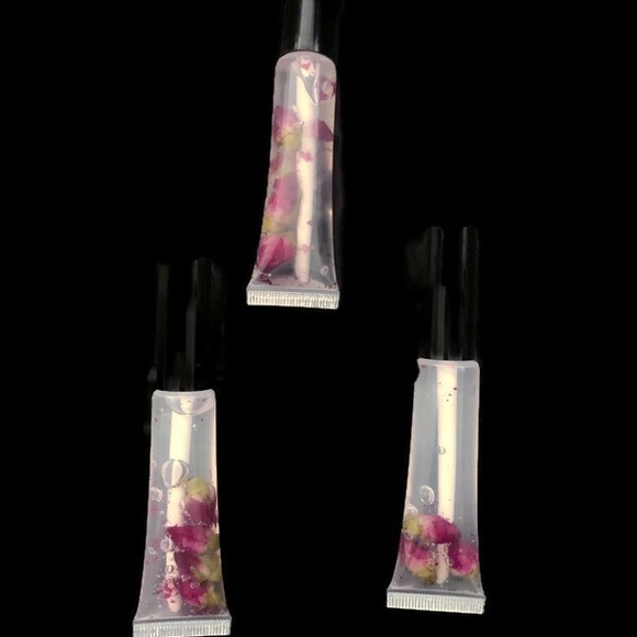 For all 3 /$15  Essentials Lip glosses with rose flower buds - Picture 4 of 8